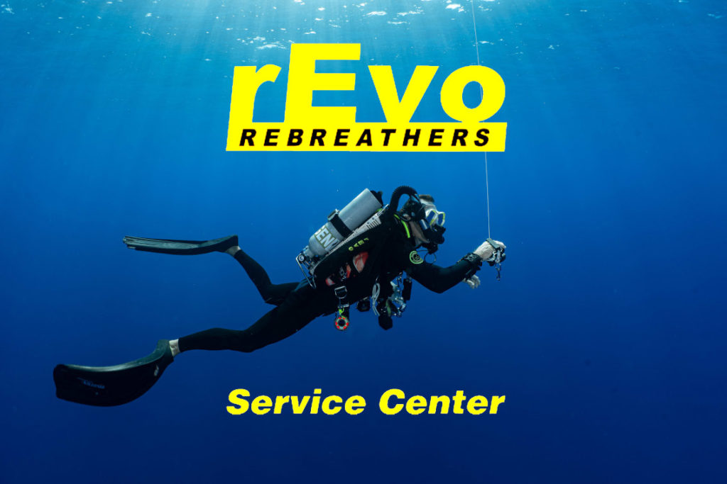 rEvo rebreather service center maintenance à CCR Rangiroa